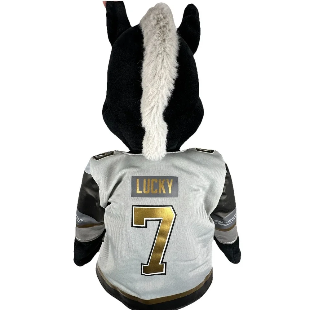 Henderson Silver Knights Lucky Mascot Plush Vegas Knights Hockey 10 Inch